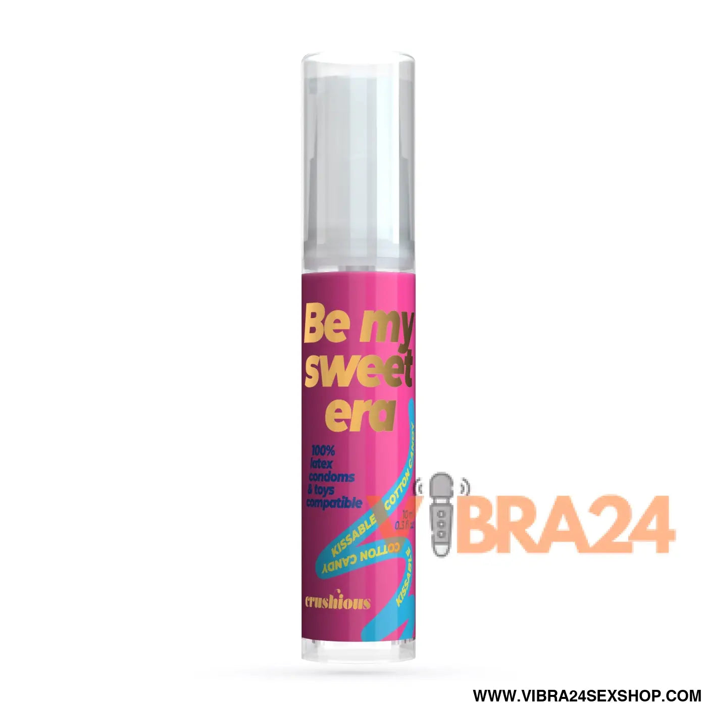 GEL LUBRIFICANTE STEAL MY KISSES COM SABOR A ALGODÃO DOCE CRUSHIOUS 10ML