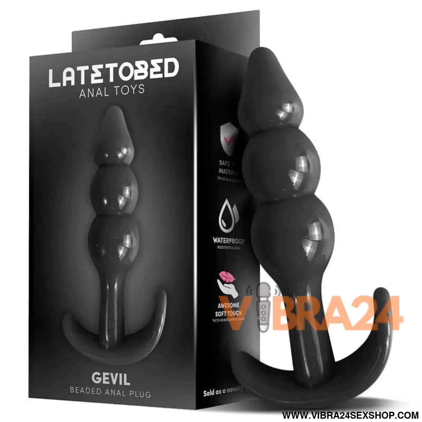 Gevil Anchor Butt Plug Black