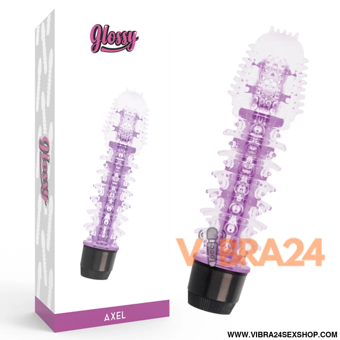 GLOSSY - VIBRADOR AXEL LILÁS