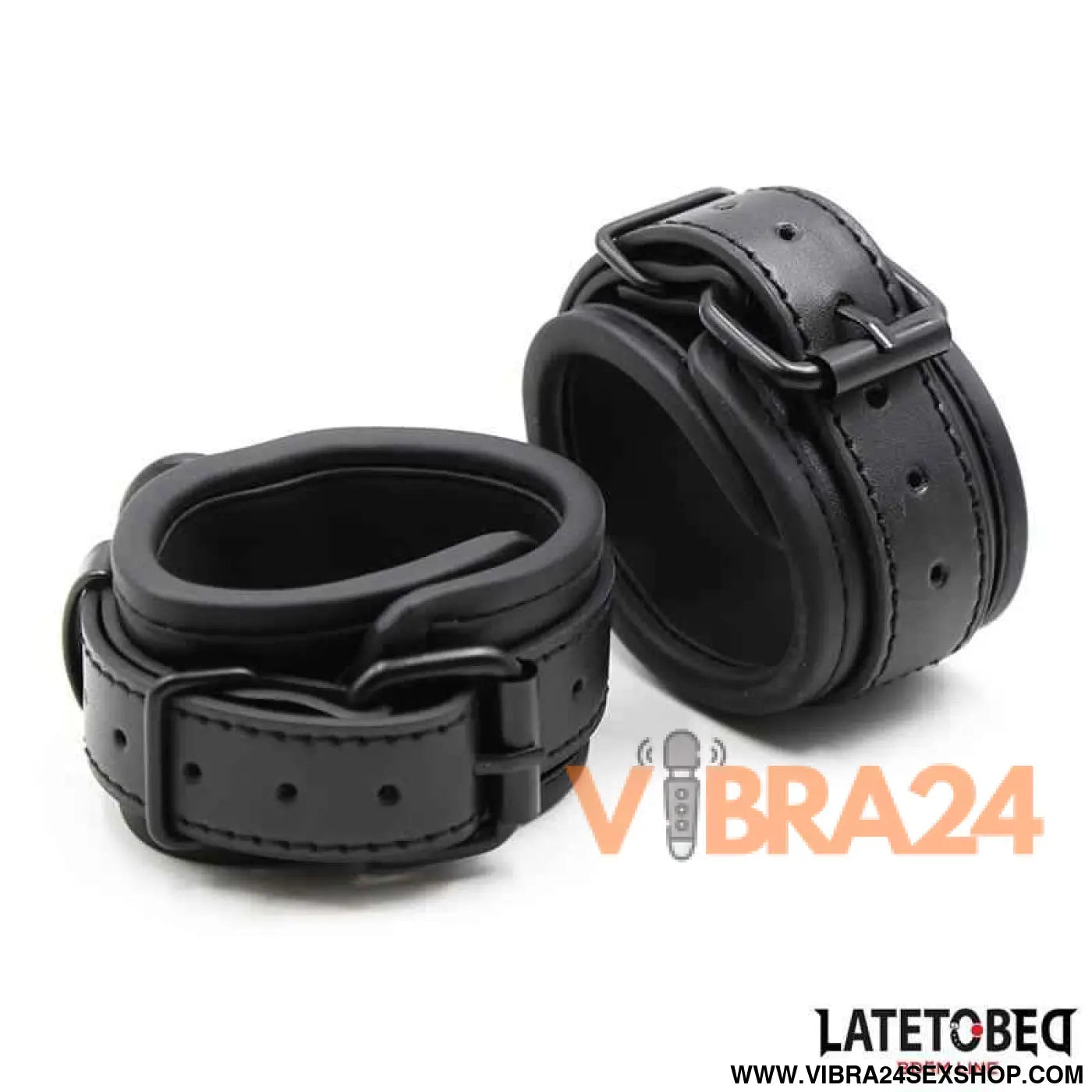 Handcuffs Adjustable Neoprene Black