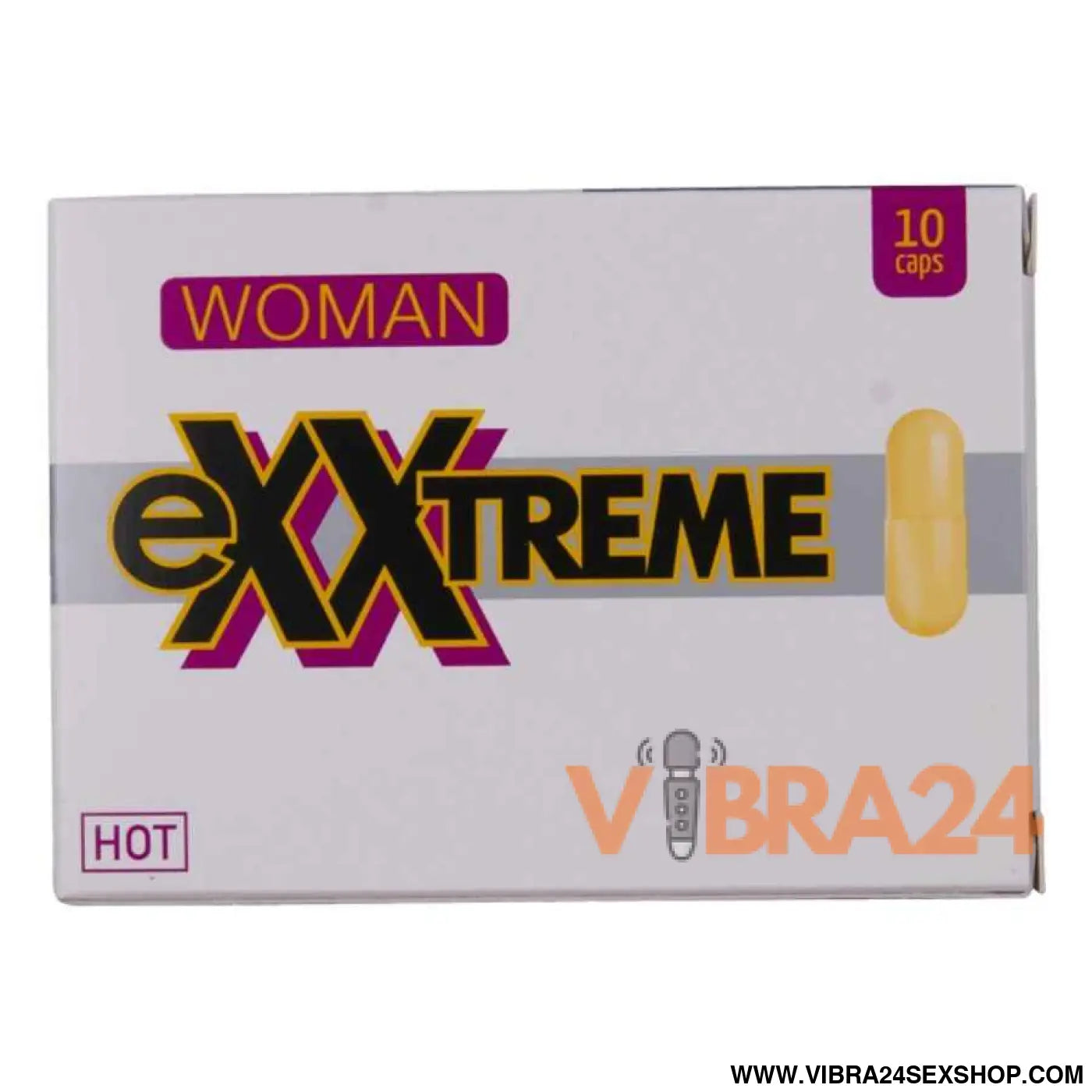 HOT - EXXTREME CÁPSULAS LIBIDIN PARA MULHER 10 UNIDADES