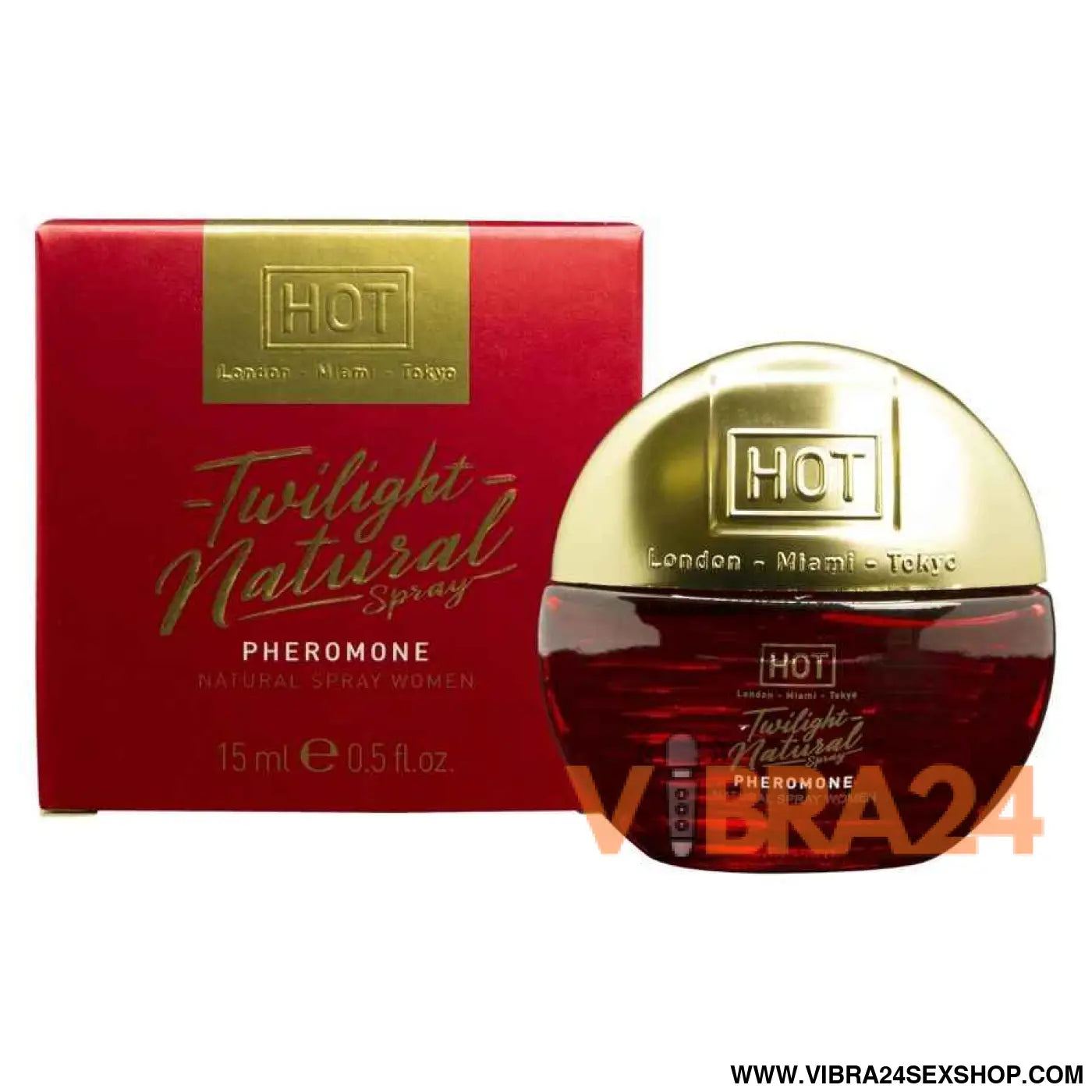 HOT - FEROMÔNIO CREPÚSCULO NATURAL PARA MULHERES 15 ML