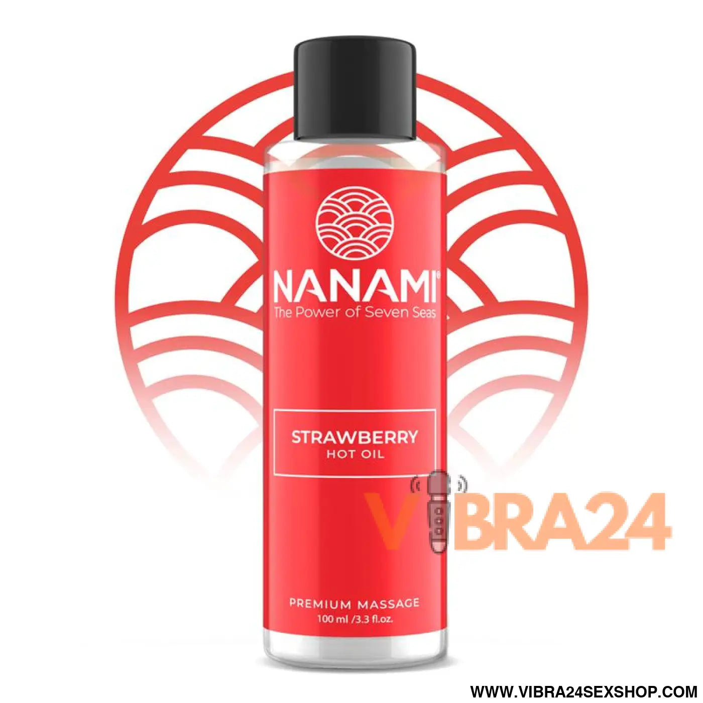 Hot Oil Massage Sweet Strawberry Aroma Heat Effect 100 ml
