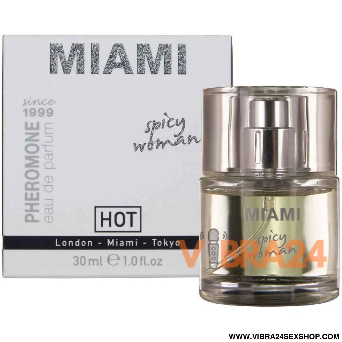 HOT - PERFUME DE FEROMÔNIOS MIAMI SPICY WOMAN 30 ML