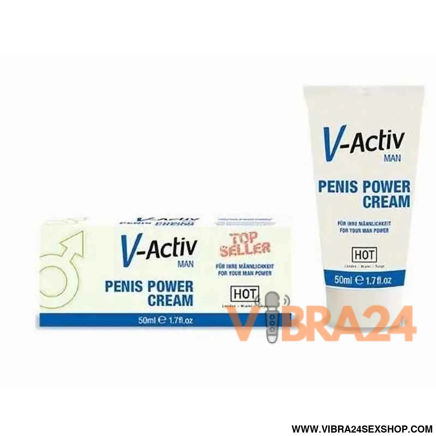 Hot V-Activ Penis Power Cream for Men 50 ml