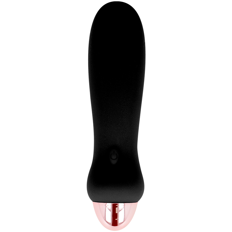DOLCE VITA - VIBRADOR RECARREGÁVEL CINCO PRETO 7 VELOCIDADES - VIBRA24 SEXSHOP