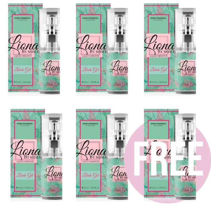 LIONA BY MOMA - LIQUID VIBRADOR LIBIDO GEL 15 ML 5+1 GRÁTIS