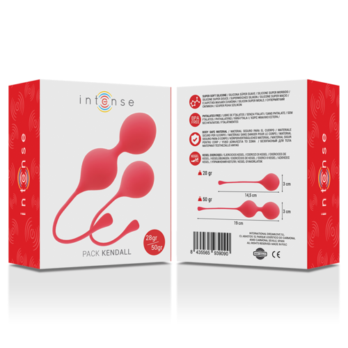 INTENSE - Bolas Kegel Intensas Kendall Vermelho