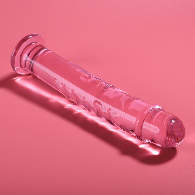 NEBULA SERIES BY IBIZA - MODELO 16 DILDO VIDRO BOROSILICADO ROSA 18.5 CM -O- 3 CM - VIBRA24 SEXSHOP