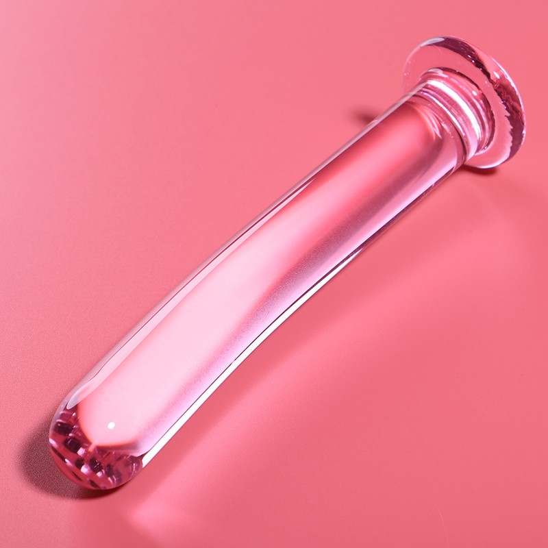 NEBULA SERIES BY IBIZA - MODELO 17 DILDO VIDRO BOROSILICADO ROSA 18.5 CM -O- 3 CM - VIBRA24 SEXSHOP
