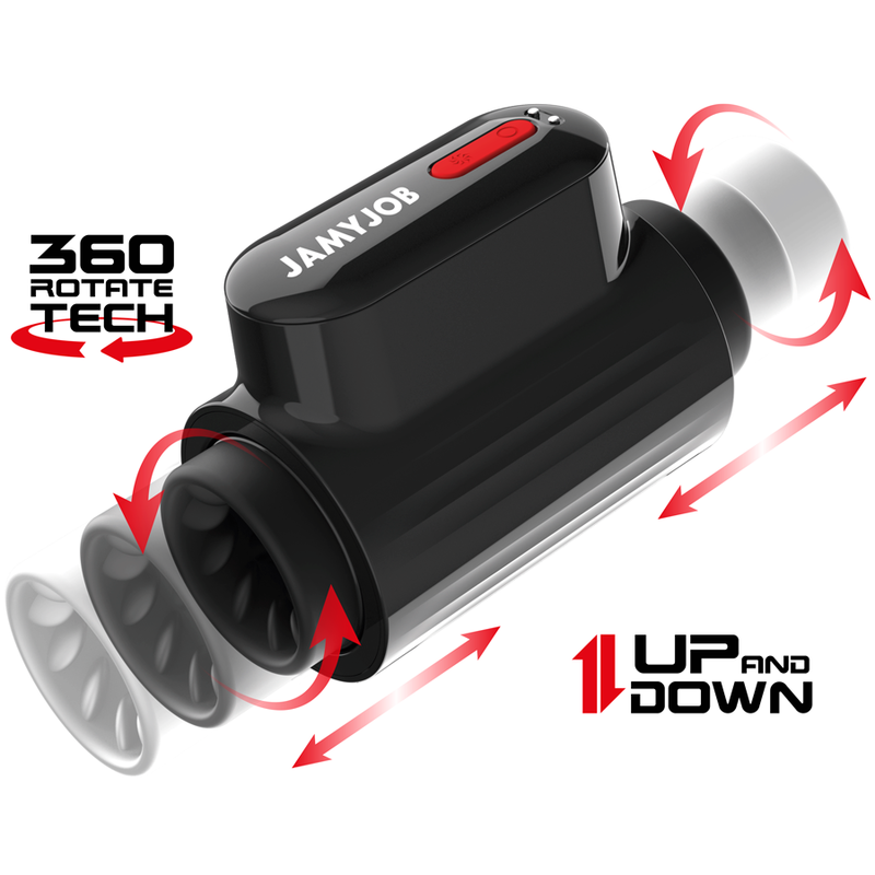 JAMYJOB - VORTEX THRUSTING E 360 ROTATE TECH TURBO MODE MASTURBATOR - VIBRA24 SEXSHOP