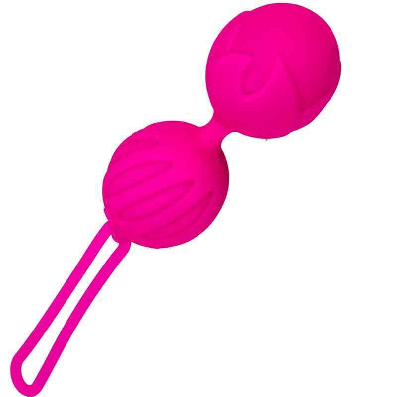 ADRIEN LASTIC - Bolas de Silicone Geisha Lastic Tamanho S Fúcsia para Prazer Intenso - VIBRA24 SEXSHOP