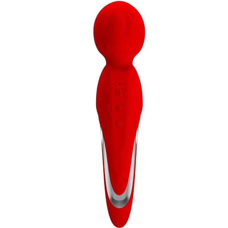 PRETTY LOVE - VARINHA VIBRADORA WALTER VERMELHA - VIBRA24 SEXSHOP