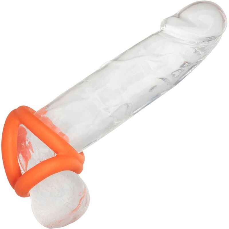 CALEXOTICS - ALPHA LARANJA TRI-RING - VIBRA24 SEXSHOP