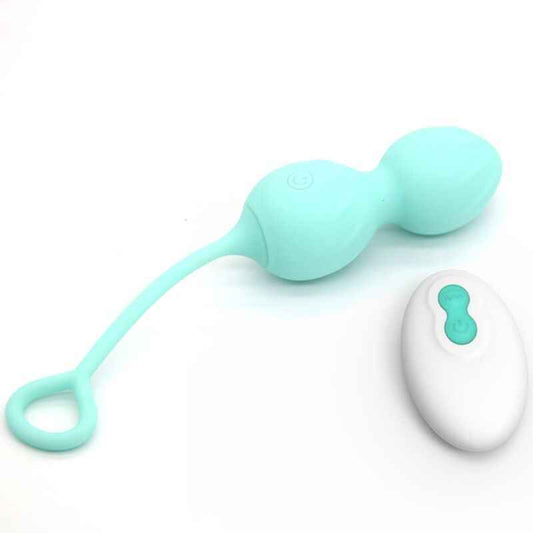 Armony - Dumbbell Vaginal com Controle Remoto, 10 Níveis de Intensidade, Verde - VIBRA24 SEXSHOP