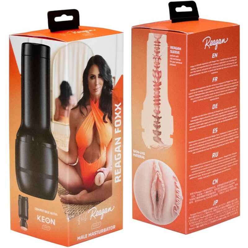 KIIROO - SINTA REAGAN FOXX STROKER KIIROO STARS COLEÇÃO - VIBRA24 SEXSHOP