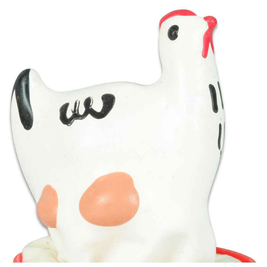 CONDOMERIE - PRESERVATIVOS NOVIDADES PINTADOS À MÃO GALINHA BRANCA