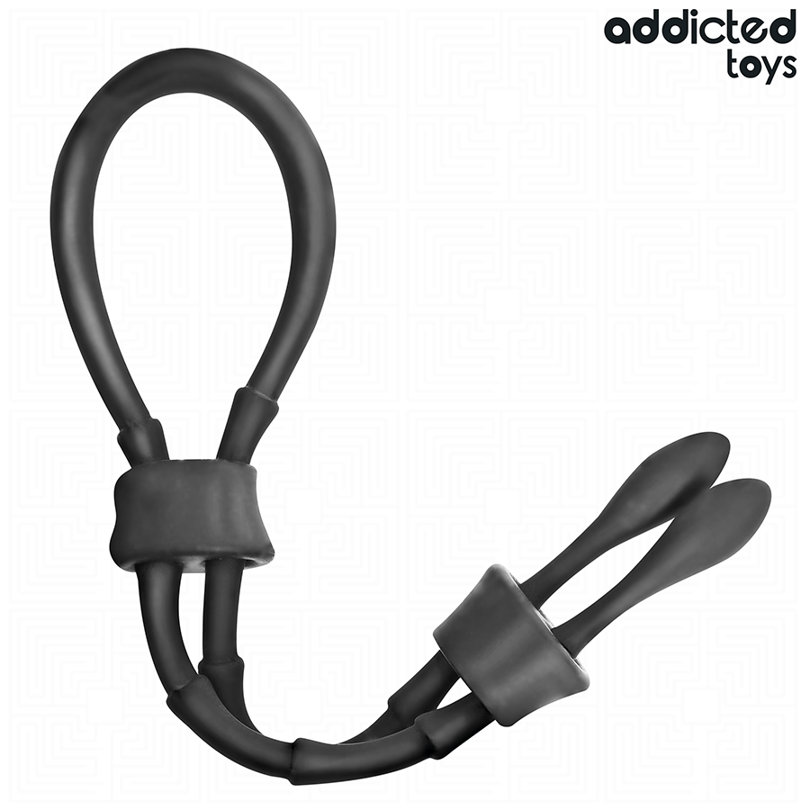 ADDICTED TOYS - CORDA DE SILICONE AJUSTÁVEL PARA O PÊNIS - VIBRA24 SEXSHOP