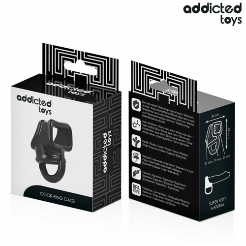ADDICTED TOYS - Anel para Pénis Gaiola para Estímulo Masculino - VIBRA24 SEXSHOP