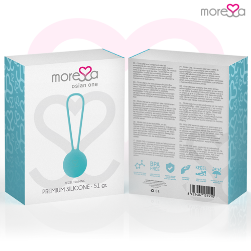 MORESSA - OSIAN ONE PREMIUM SILICONE TURQUESA - Bolas Chinesas Moressa
