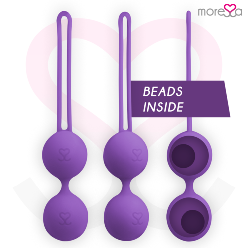 MORESSA - OSIAN TRÊS SILICONE PREMIUM LILS: Bolas Chinesas Moressa para Bem-Estar e Prazer