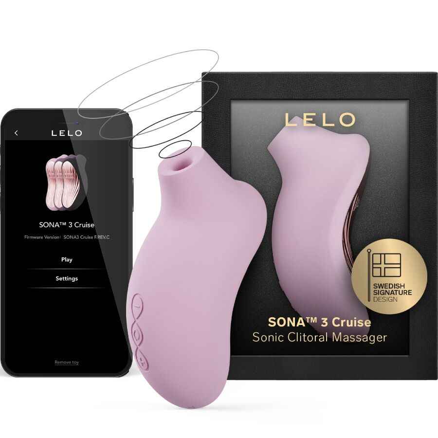 LELO - SONA 3 CRUISE MASSAGEADOR CLITÓRICO SÔNICO ROSA CLARO - VIBRA24 SEXSHOP