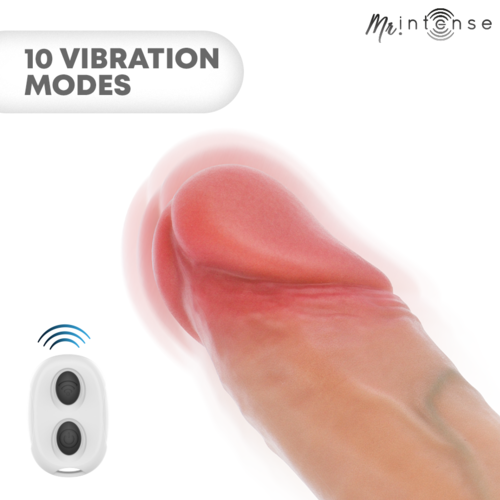 MR Intense Arnold L – Capa Peniana Vibratória com Controle Remoto, Ultra‑Realista, 16 cm x 4,5 cm
