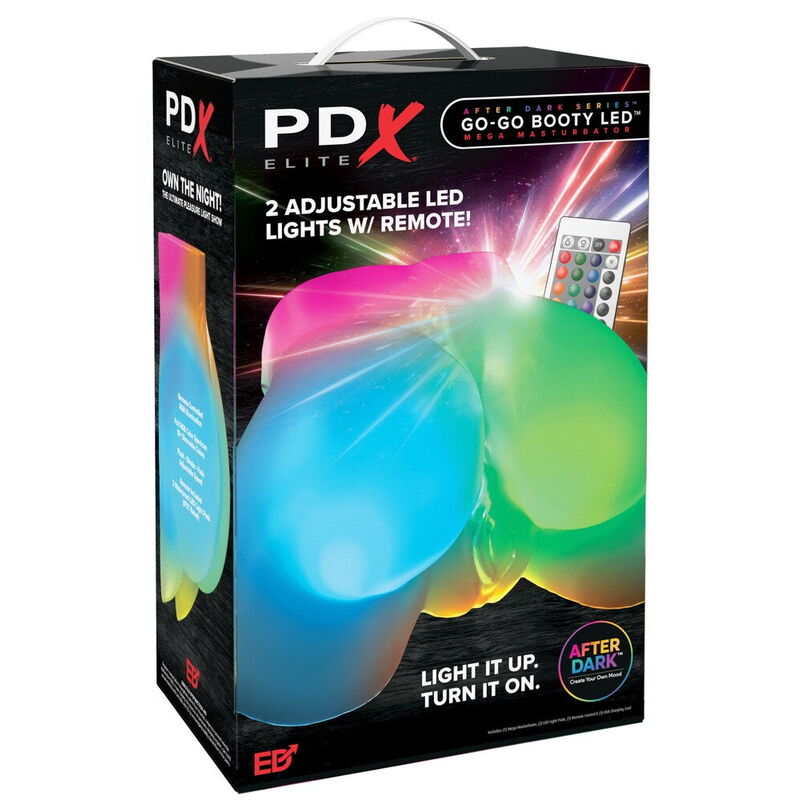 PDX Elite – Masturbador Go-Go Booty LED: Prazer Visual e Estimulação Intensa