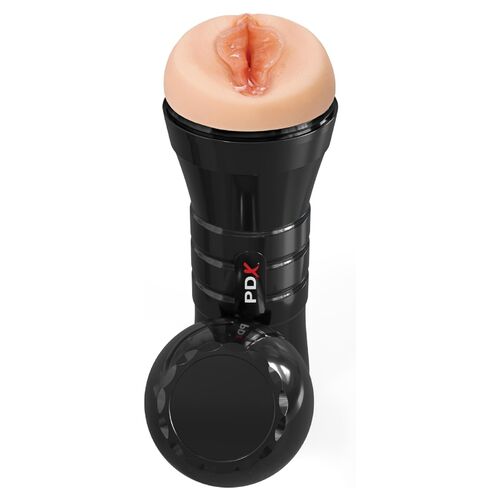 PDX Extreme – Wet Pussies Super Luscious Lips XXL: Masturbador com Lábios Carnudos e Controle de Sucção para Prazer Intenso