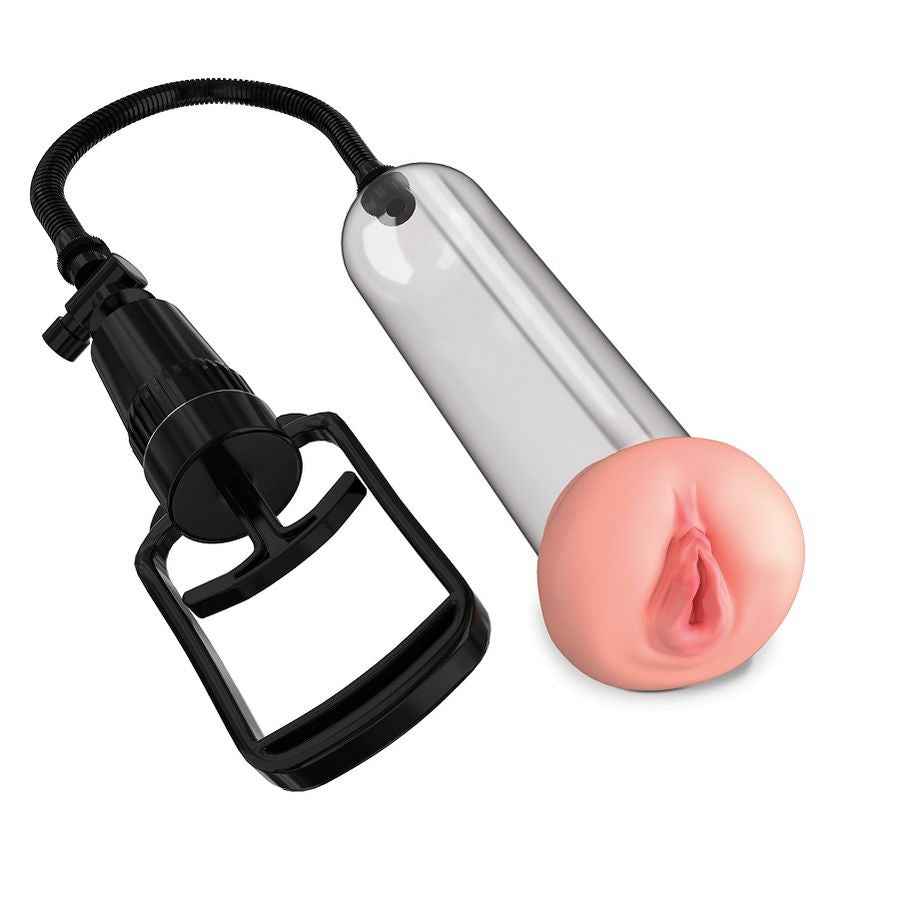 BOMBA WORX BOMBA DE ERECCION CON VAGINA PARA PRINCIPIANTES - VIBRA24 SEXSHOP