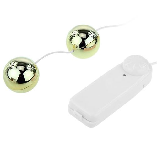BAILE Vibrador de Bolas Chinesas Golden - Estímulo Poderoso com Vibrador Bolas Chinesas
