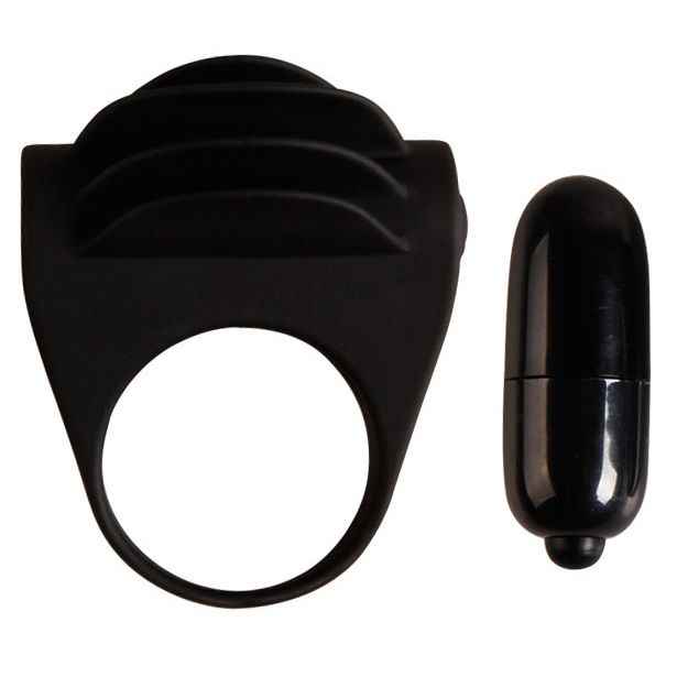 PRETTY LOVE - ANEL VIBRADOR PRETO CHESTER PRETO - VIBRA24 SEXSHOP