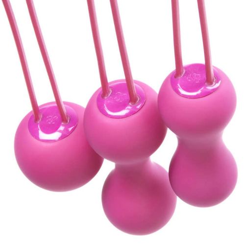 JE JOUE - Bolas Kegel Fúcsia para Fortalecimento do Assoalho Pélvico - VIBRA24 SEXSHOP