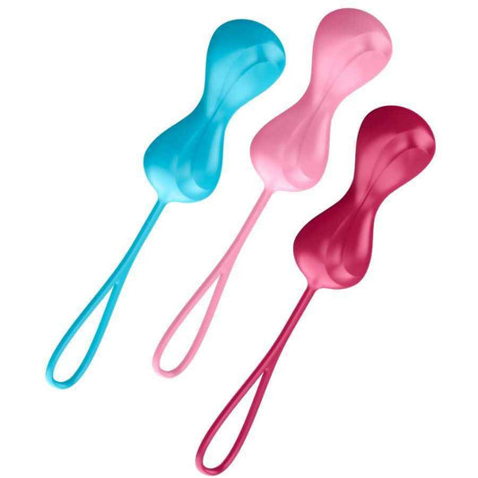 SATISFYER - CONJUNTO DE TREINO LOVEBALLS 1 - VIBRA24 SEXSHOP