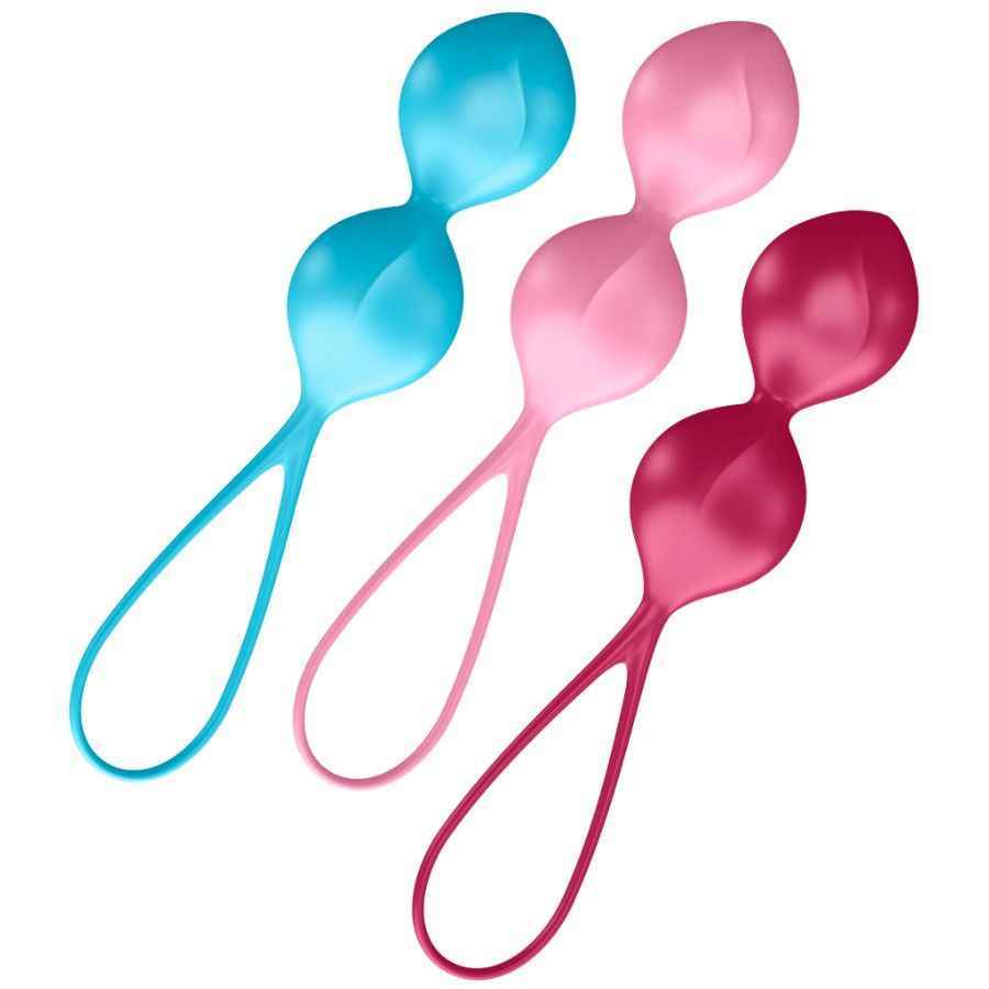 SATISFYER - CONJUNTO DE TREINO LOVEBALLS 2 - VIBRA24 SEXSHOP