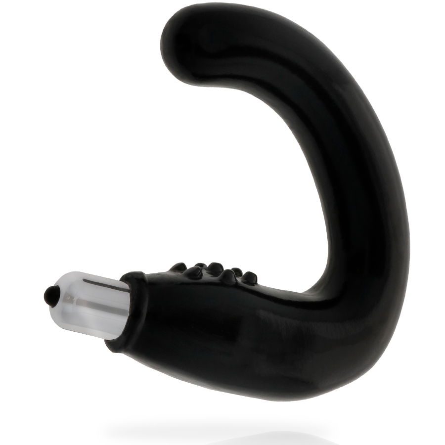 ADDICTED TOYS - MASSAGEIRO ANAL PRETO - VIBRA24 SEXSHOP
