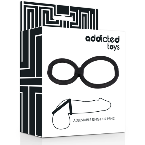 ADDICTED TOYS - Anel Ajustável para Pénis de Alta Qualidade - VIBRA24 SEXSHOP