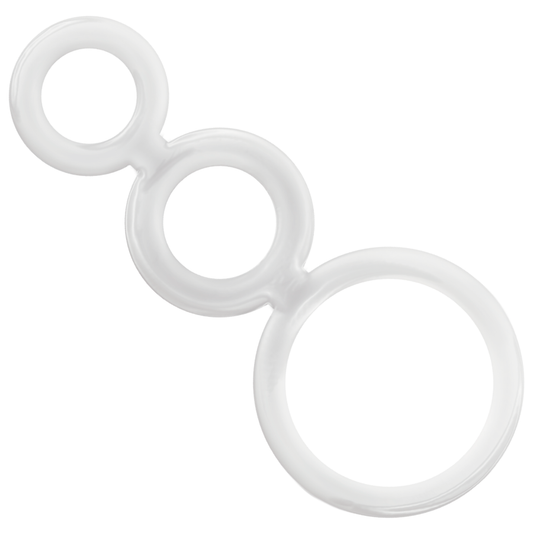 ADDICTED TOYS - Anel para Pénis Transparente - Conjunto de Anéis para Prazer Aumentado - VIBRA24 SEXSHOP