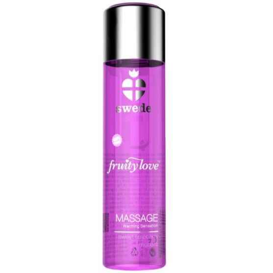 SWEDE - FRUITY LOVE EFEITO DE AQUECIMENTO ÓLEO DE MASSAGEM ROSA FRAMBOESA E RUIBARBO 60 ML