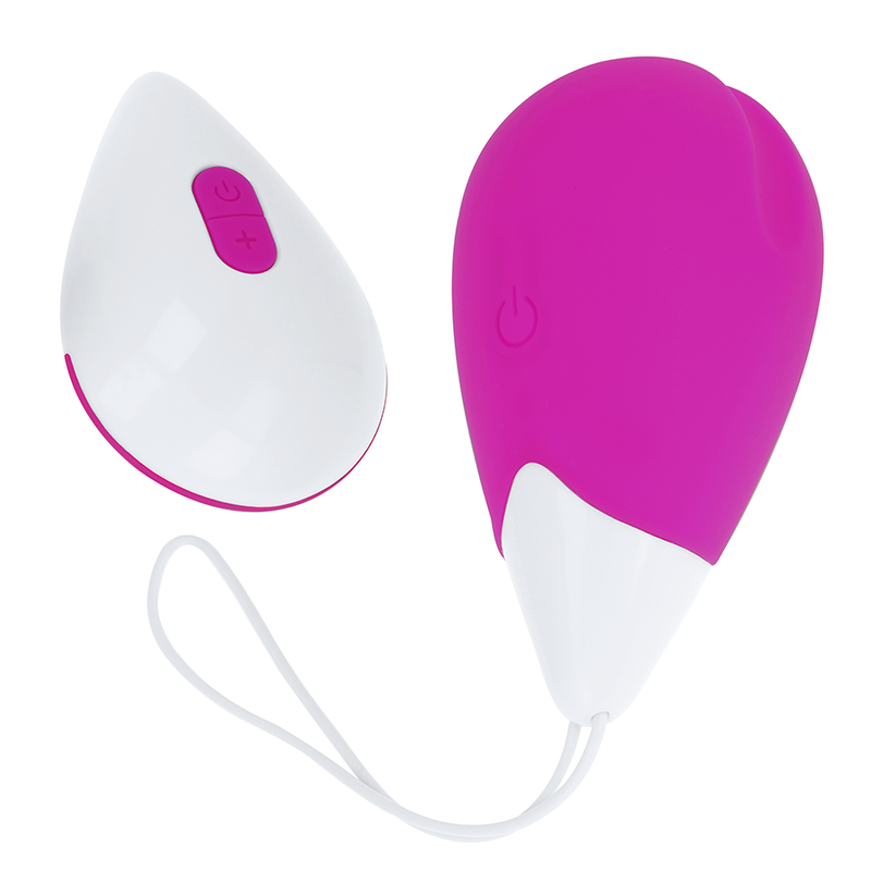 OHMAMA - OVO VIBRANTE 10 MODOS LILÁS E BRANCO - VIBRA24 SEXSHOP