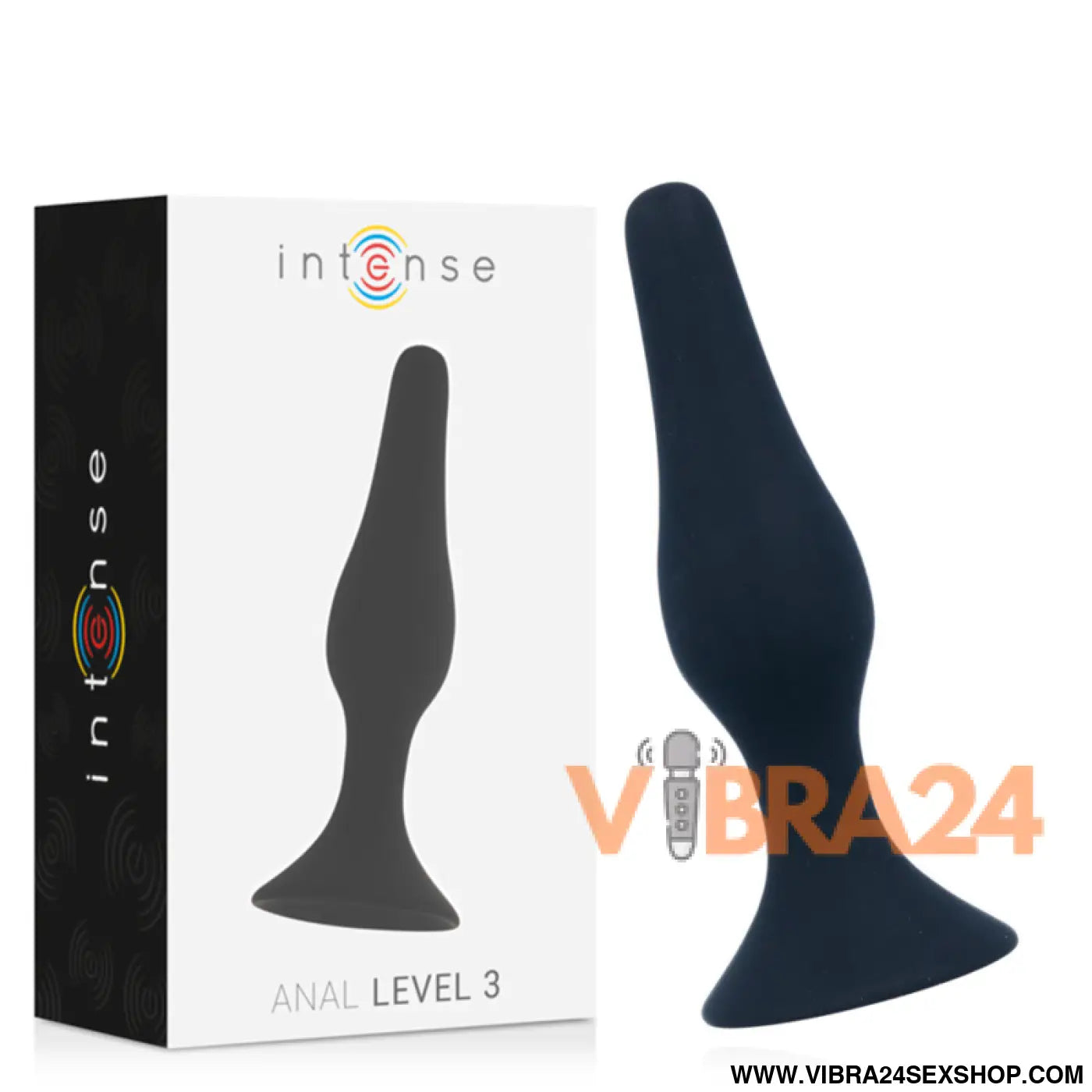 INTENSE - ANAL NÍVEL 3 12,5CM PRETO