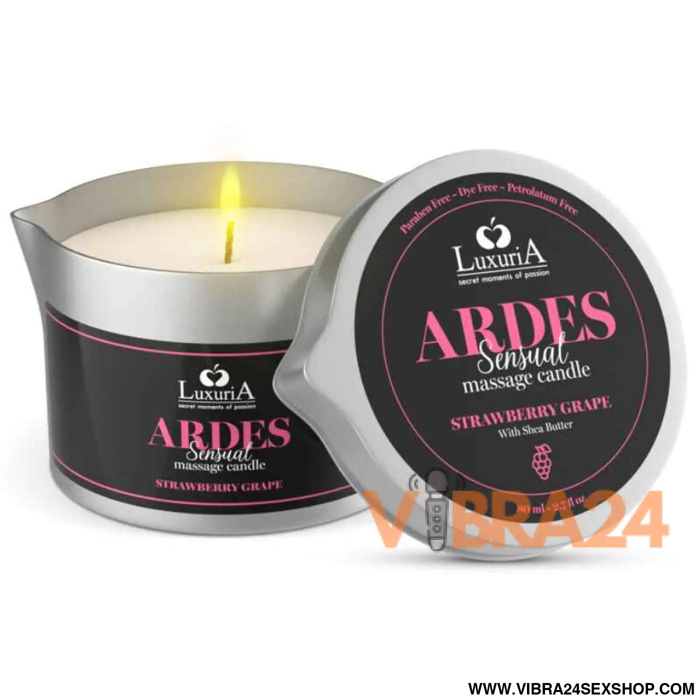 INTIMATELINE LUXURIA - VELA DE MASSAGEM UVA