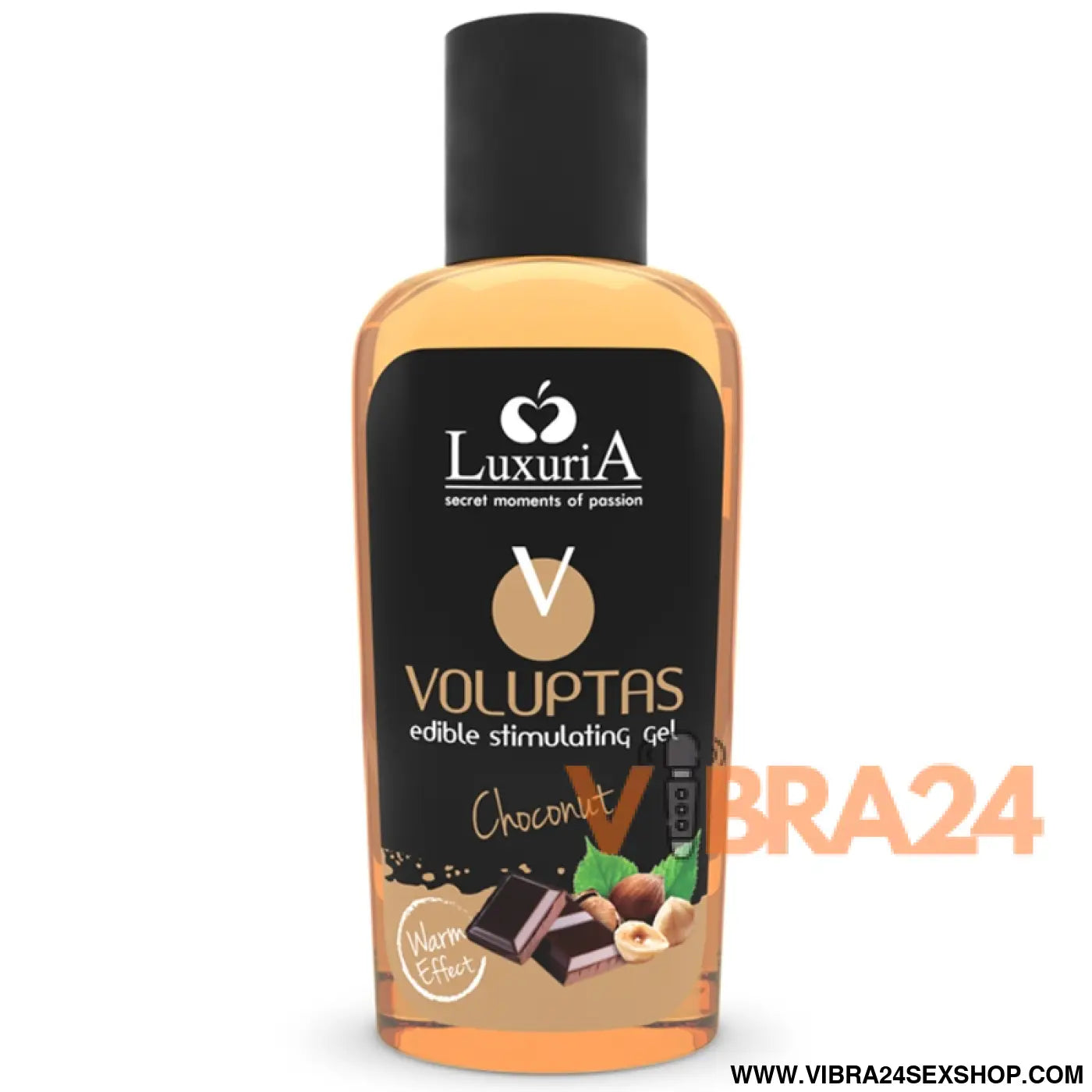 INTIMATELINE LUXURIA - VOLUPTAS GEL DE MASSAGEM COMESTÍVEL EFEITO AQUECEDOR - CHOCONUT 100 ML