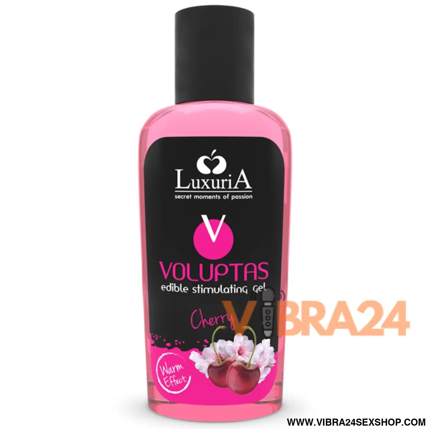 INTIMATELINE LUXURIA - VOLUPTAS GEL DE MASSAGEM COMESTÍVEL EFEITO AQUECEDOR - CEREJA 100 ML