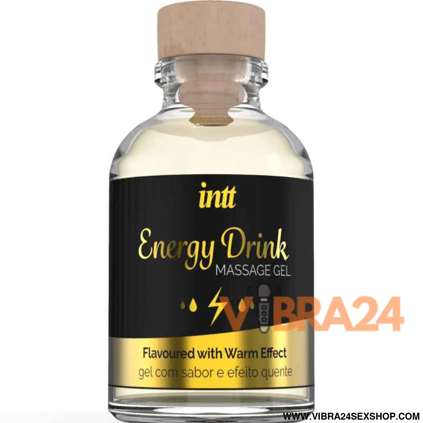 INTT MASSAGE & ORAL SEX - GEL DE MASSAGEM COM ENERGIA AROMATIZADA BEBIDA E EFEITO AQUECENTE