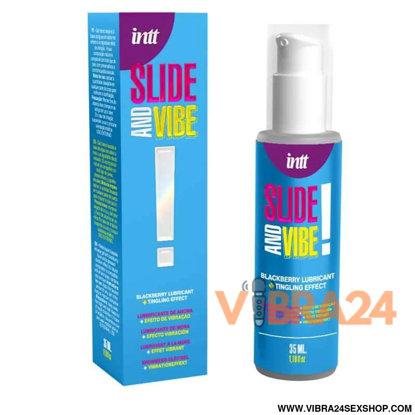 Kissable Water-Based Lubricant with Vibration Effect 35ml