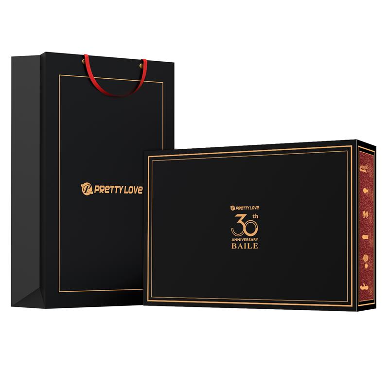 Kit 30 Anos com Vibrador Cereja Snappy e Estimulador Sampson