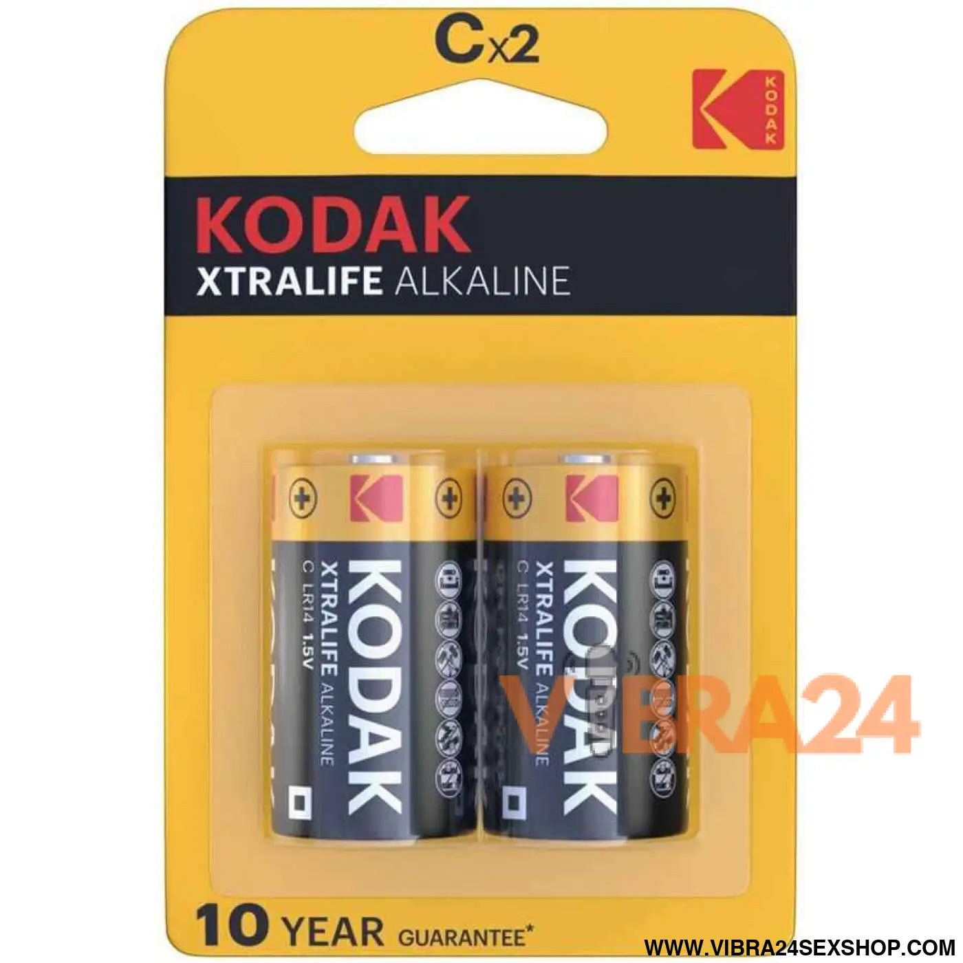 KODAK - BATERIAS ALCALINAS XTRALIFE CX 2 UNIDADES