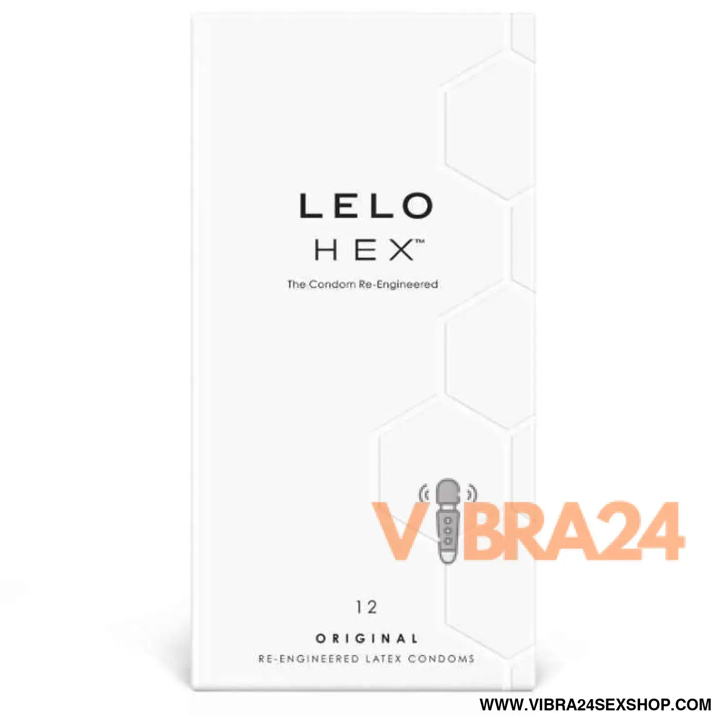 LELO - CAIXA DE PRESERVATIVO HEX 12 UNIDADES