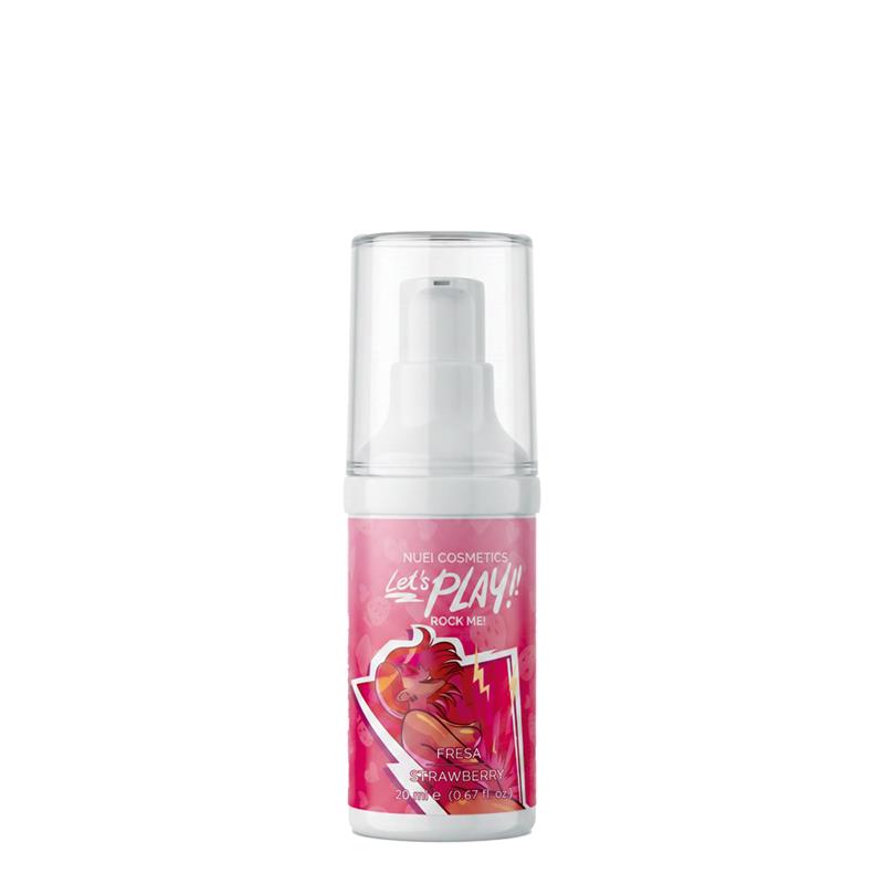NUEI Cosmetics – Let's Play!! Play and Vibe: Conjunto com Lubrificante e Vibrator Líquido Morango para Sensações Intensificadas
